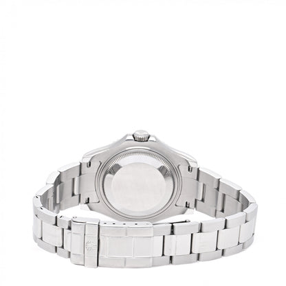 Rolex Stainless Steel Platinum 35mm Yacht-Master Watch Silver 168622 3 of 4