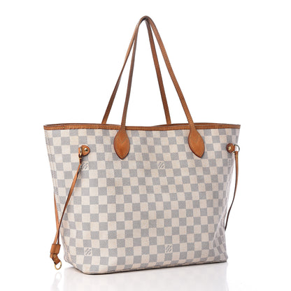 Louis Vuitton Damier Azur Neverfull MM 3 of 20
