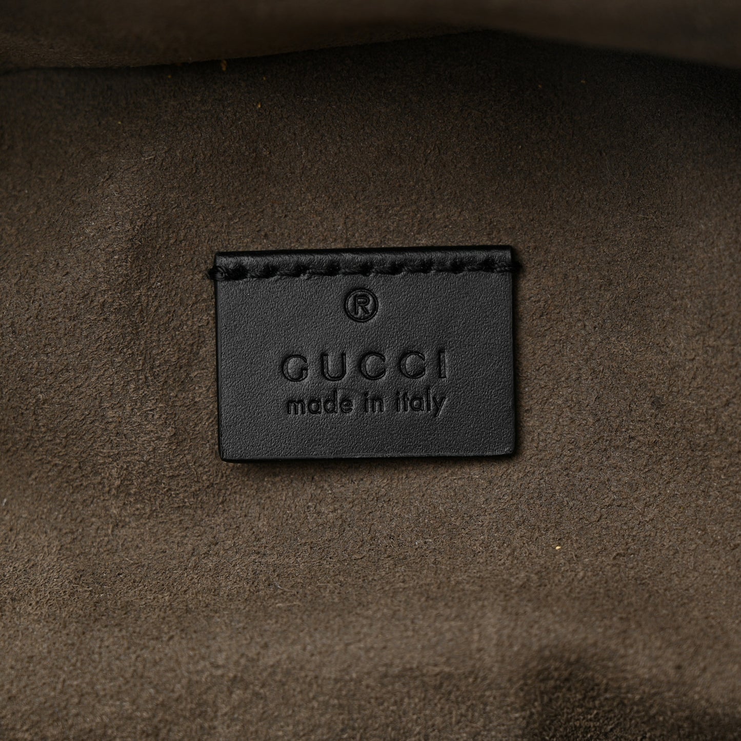 GG Supreme Monogram Medium Backpack Black
