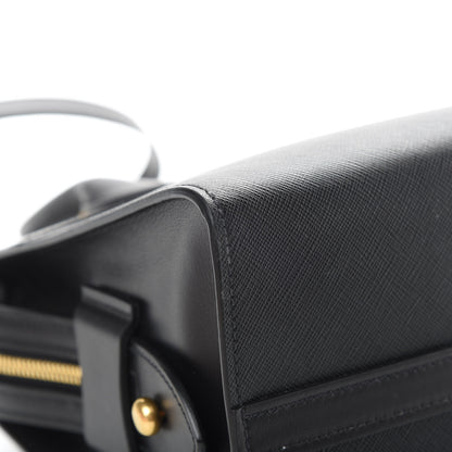 Prada Saffiano City Calfskin Small Esplanade Tote Black 12 of 12