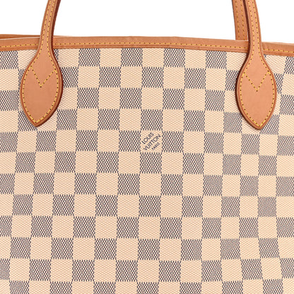 Louis Vuitton Damier Azur Neverfull MM 7 of 14