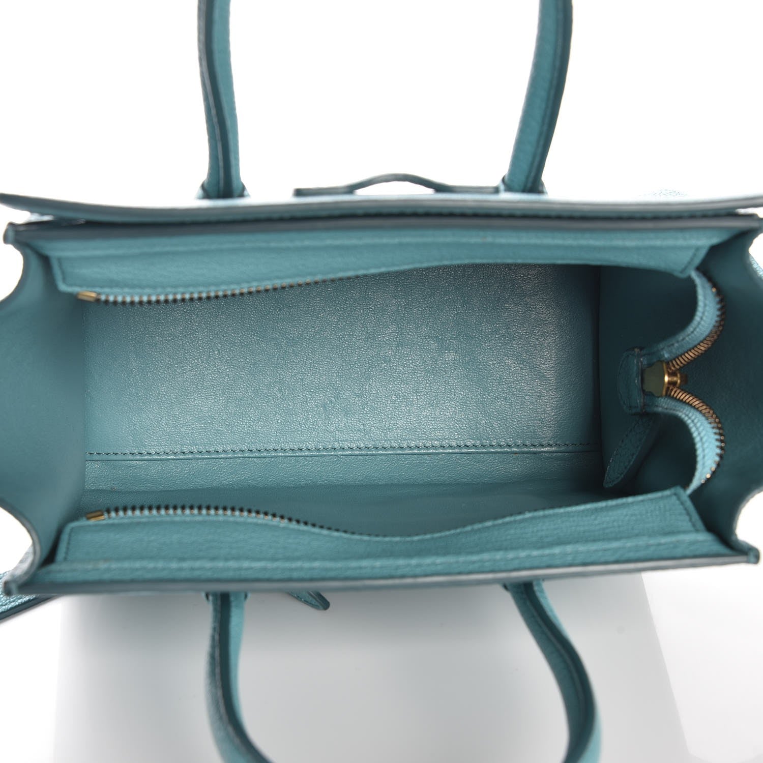 Celine Goatskin Nano Luggage Antarctic 6 of 10