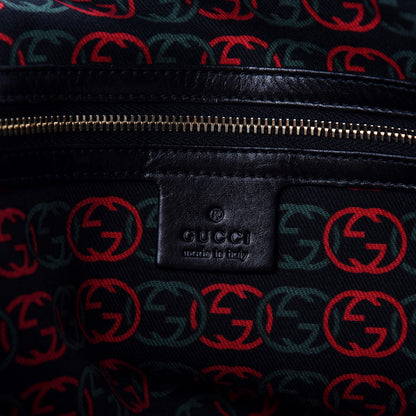 Gucci Calfskin Large Britt Shoulder Bag Black 8 of 10