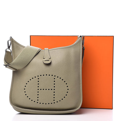 Hermes Taurillon Clemence Evelyne III PM Sauge 11 of 11