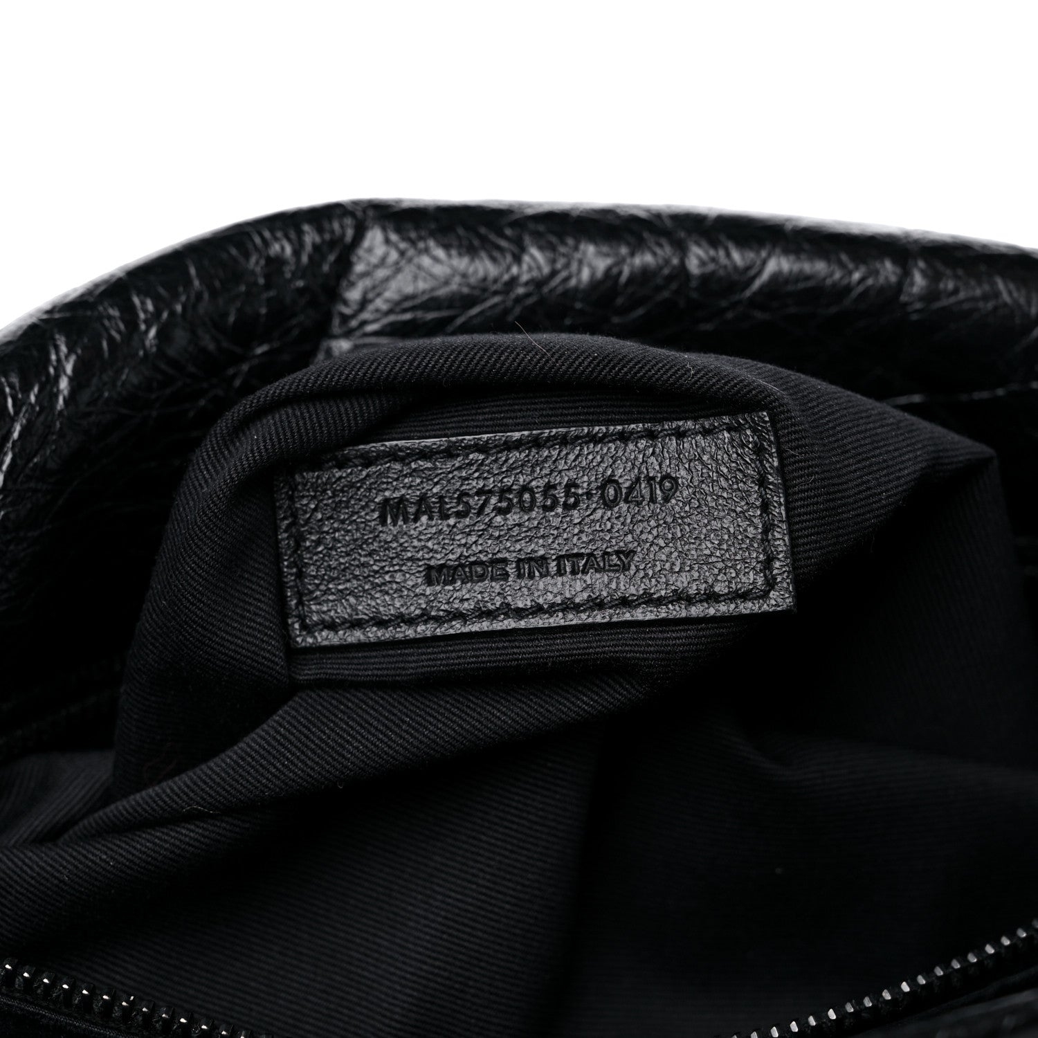 Saint Laurent Crinkled Calfskin Matelasse Monogram Medium Niki Chain Satchel Black 8 of 11