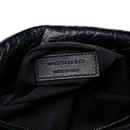 Saint Laurent Crinkled Calfskin Matelasse Monogram Medium Niki Chain Satchel Black 8 of 11