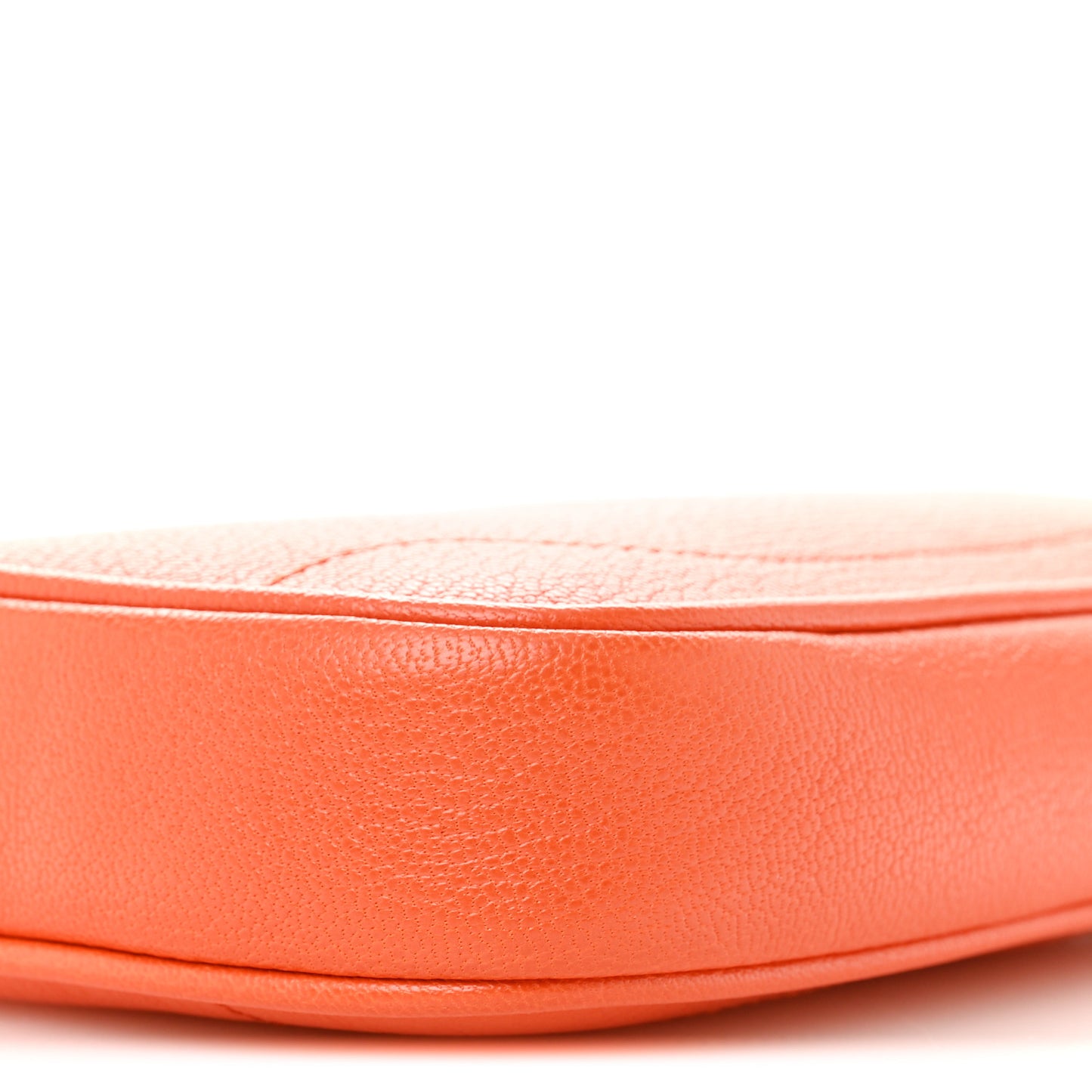 Goatskin Mini Aphrodite Shoulder Bag Orange