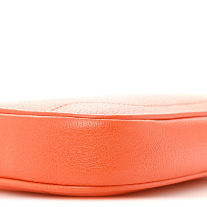 Gucci Goatskin Mini Aphrodite Shoulder Bag Orange 9 of 12
