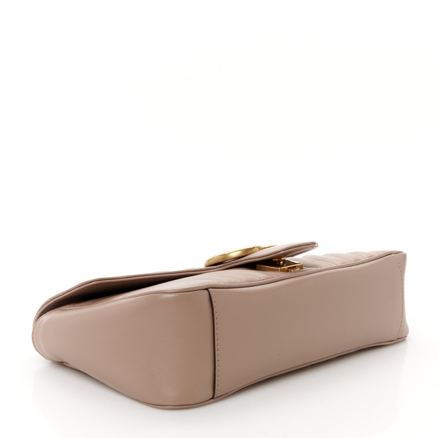Calfskin Matelasse Small GG Marmont Shoulder Bag Porcelain Rose