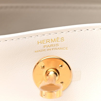 Hermes Swift Mini Lindy 20 White 6 of 11
