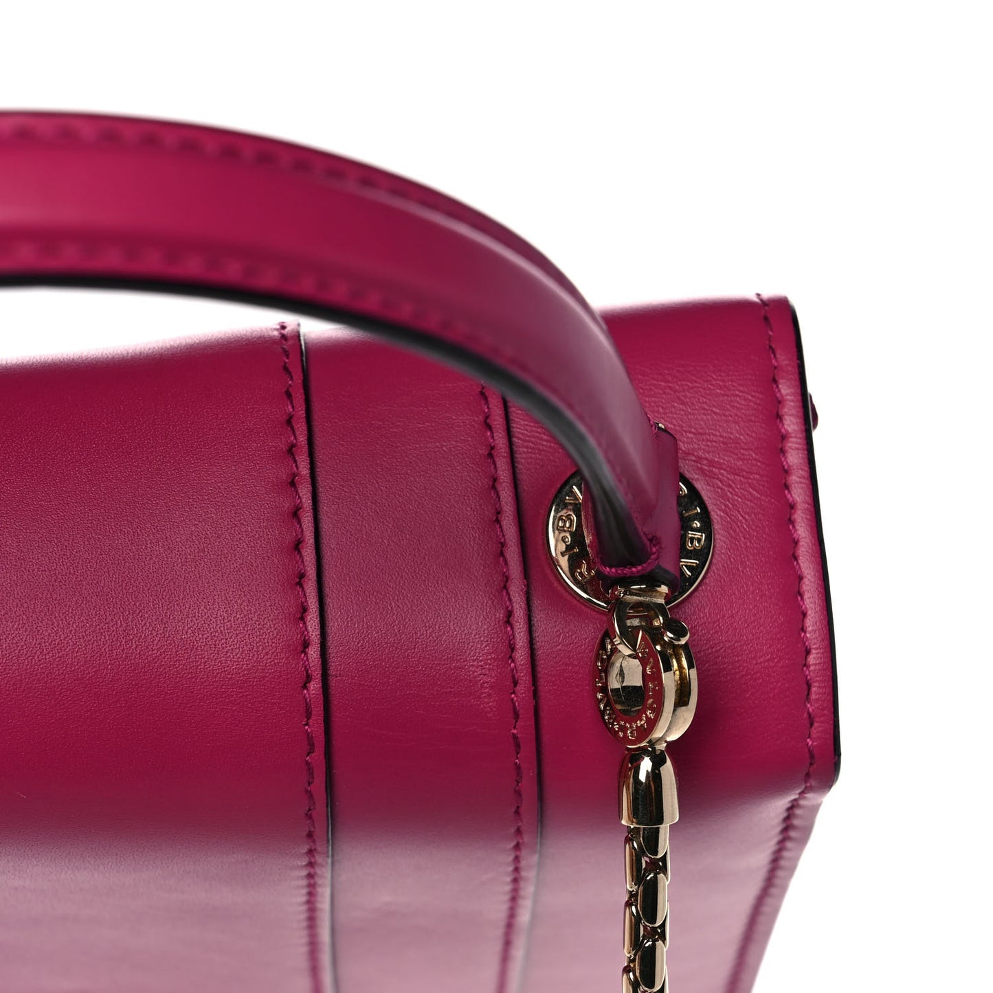 Calfskin Serpenti Forever Top Handle Pink