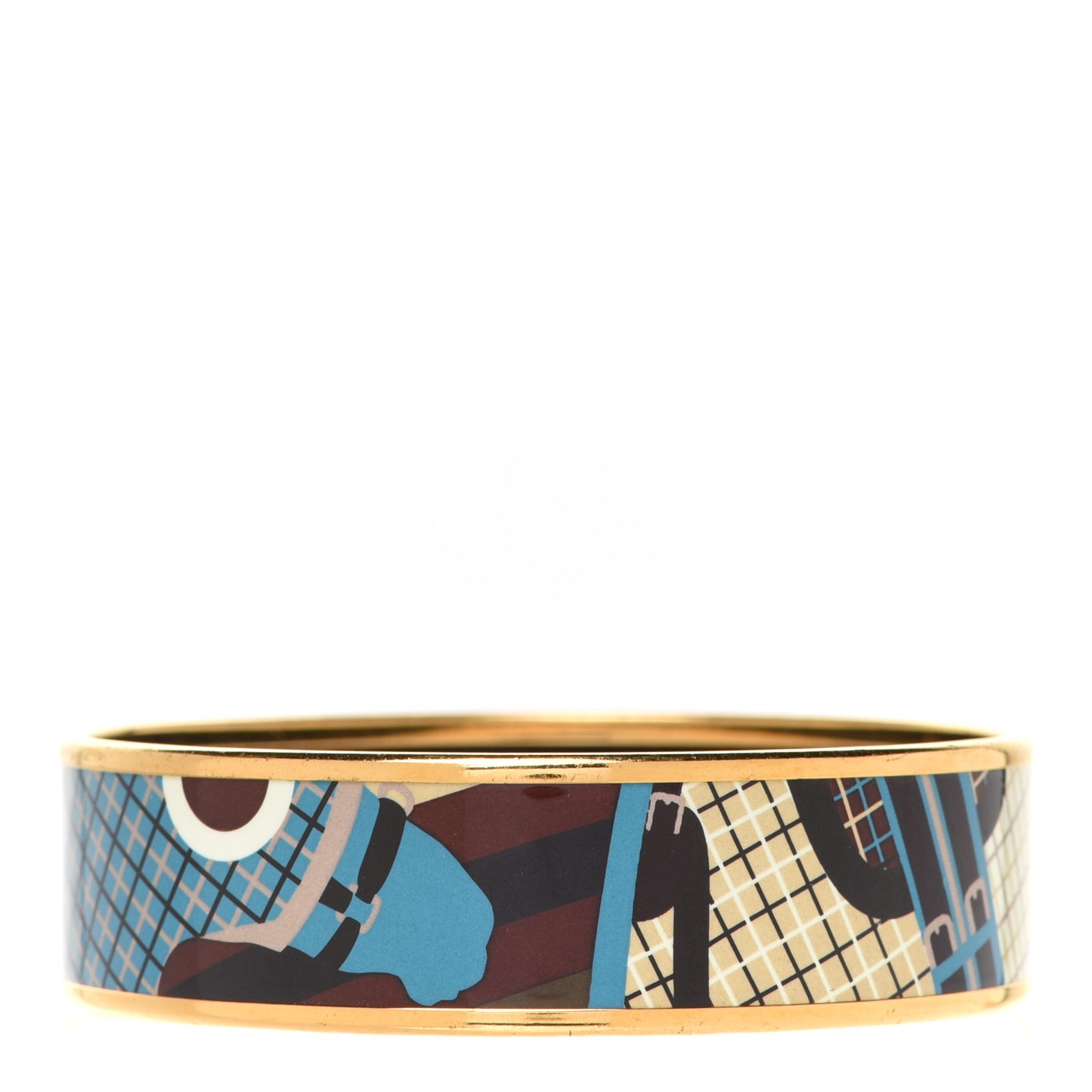 Enamel Printed Wide Bracelet 70