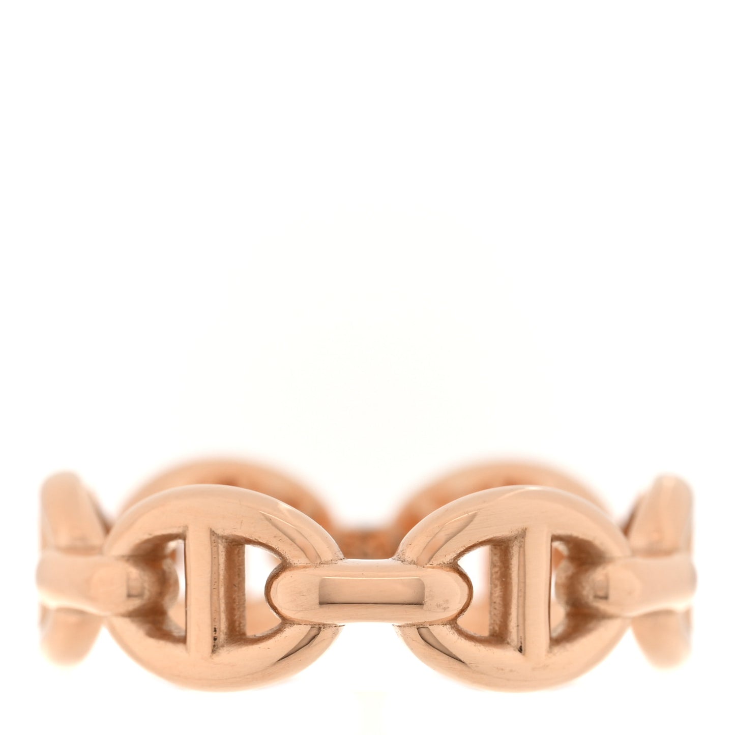 18K Rose Gold PM Chaine d'Ancre Enchainee Ring 49 5