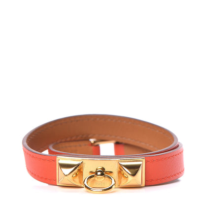 Hermes Swift Rivale Double Tour Bracelet M Capucine 1 of 8