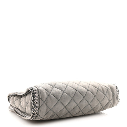 Stella McCartney Shaggy Deer Quilted Small Falabella Tote  Light Grey 4 of 9