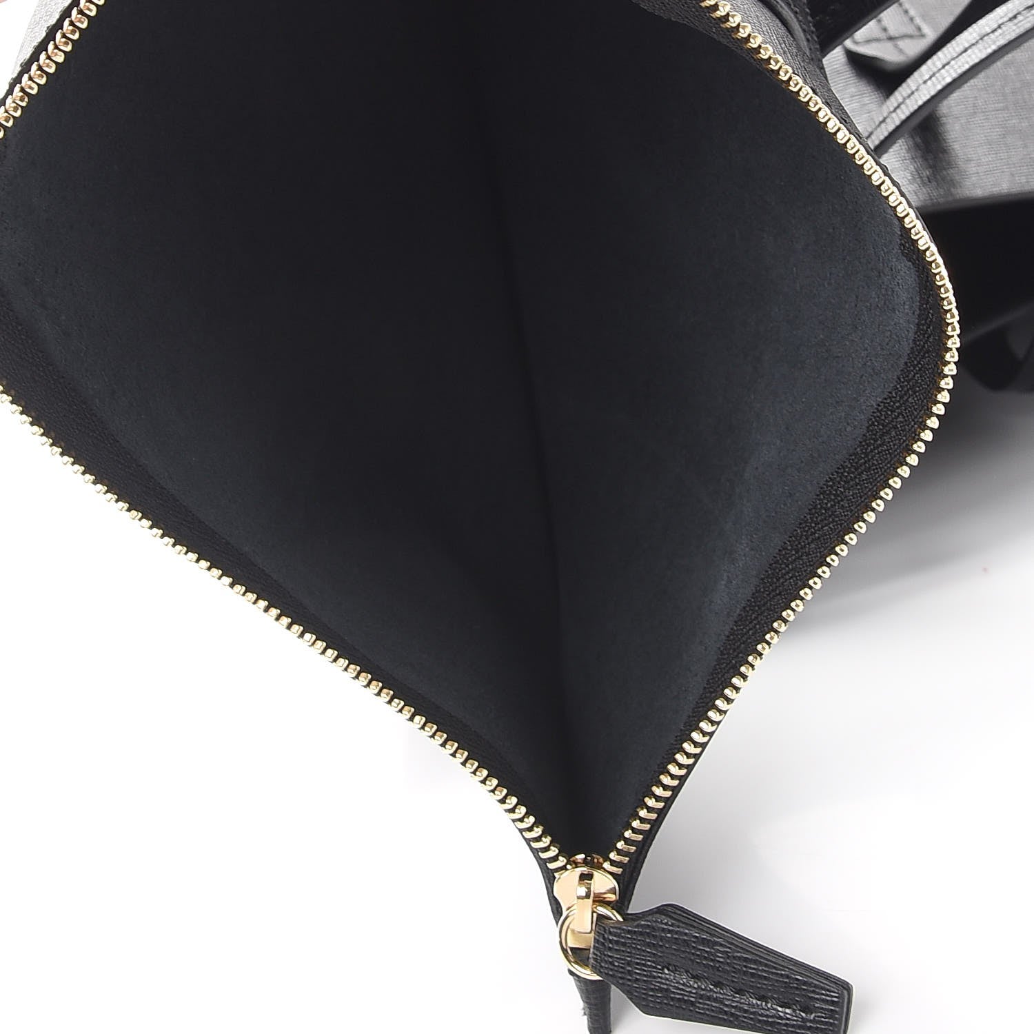 Versace Grained Calfskin Palazzo Medusa Tote Black 7 of 8