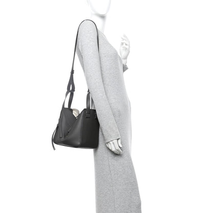 Loewe Soft Grained Calfskin Compact Hammock Shoulder Bag Dark Grey 2 of 15