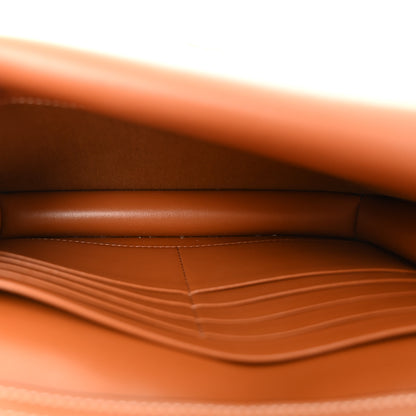 Celine Triomphe Canvas Lambskin Wallet On Strap Tan 5 of 10