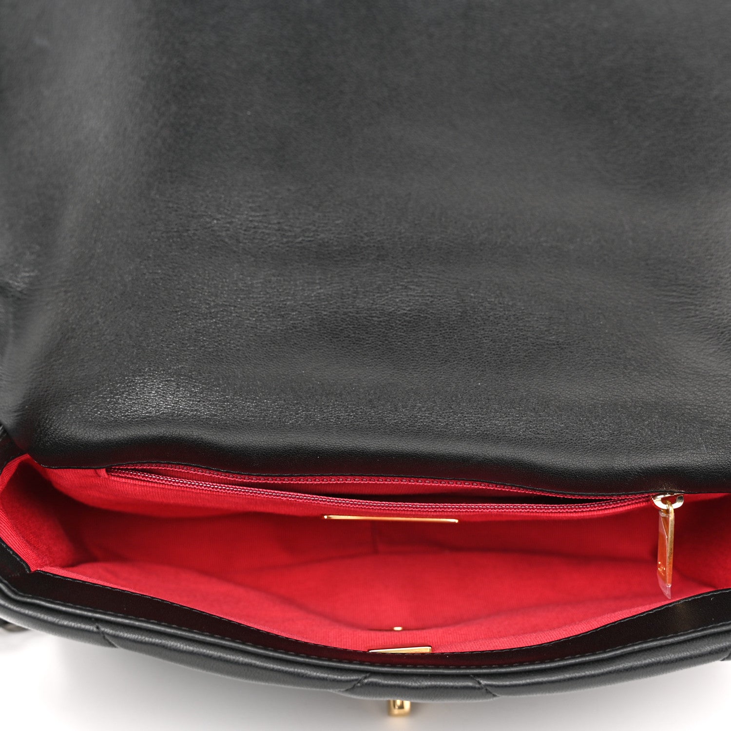 Chanel Goatskin Quilted Medium Chanel 19 Flap Black 5 of 11