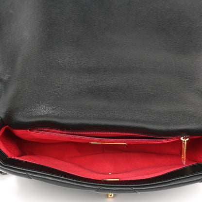 Chanel Goatskin Quilted Medium Chanel 19 Flap Black 5 of 11