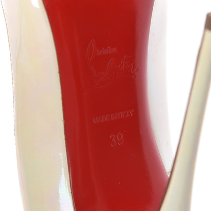 Christian Louboutin Patent So Kate 120 Pumps 39 White AB 8 of 14