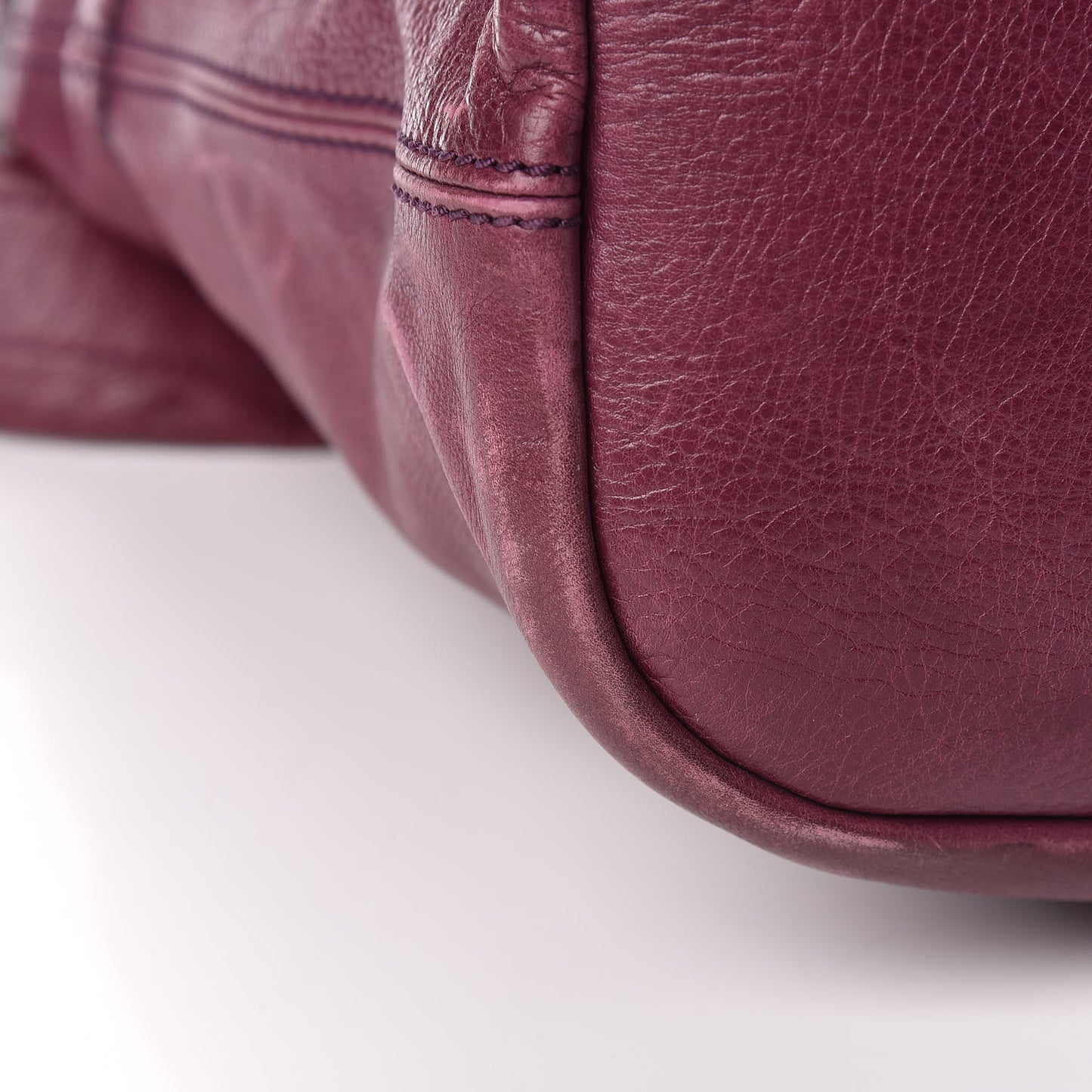 Lambskin North South Nightingale Aubergine