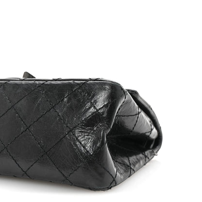 Chanel Aged Calfskin Quilted 2.55 Reissue Mini Flap So Black 10 of 10