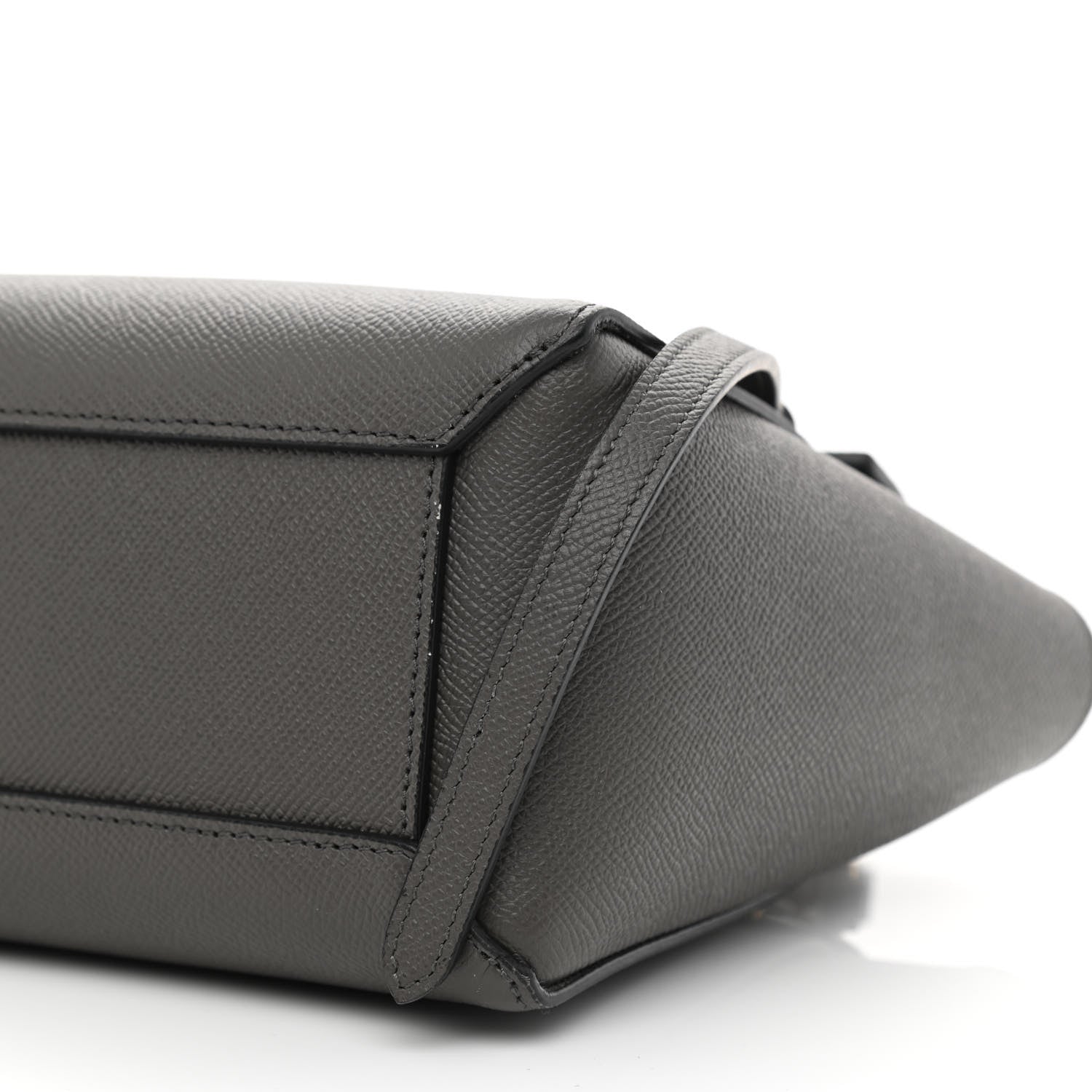Celine Grained Calfskin Nano Belt Bag Grey 9 of 10