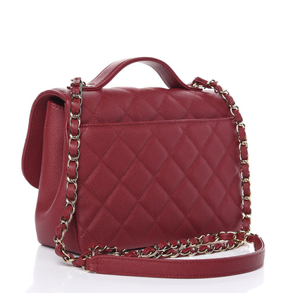 Chanel Caviar Quilted Medium Business Affinity Flap Burgundy 3 of 10