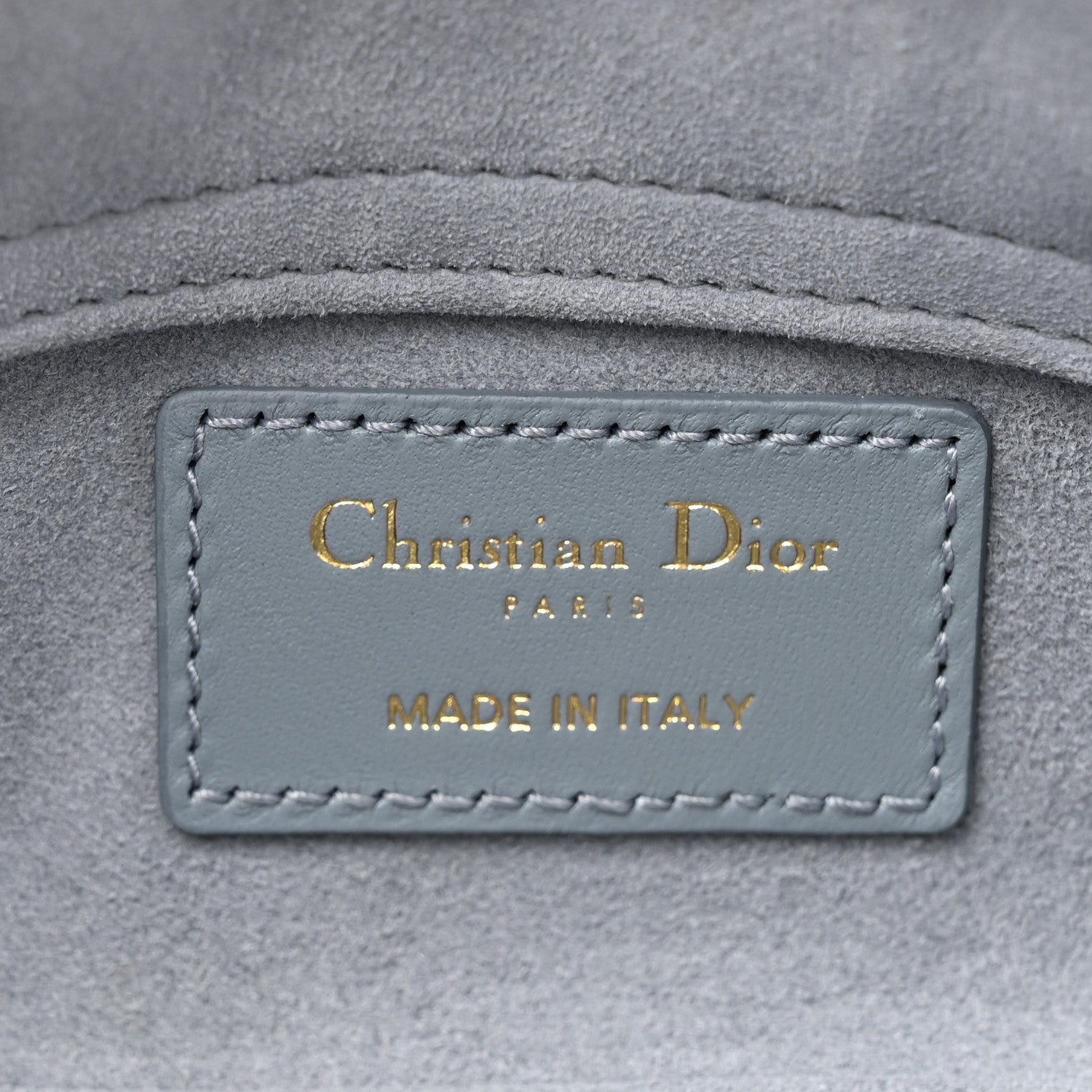 Christian Dior Lambskin Cannage Micro Lady D-Joy Cloud Blue 6 of 10