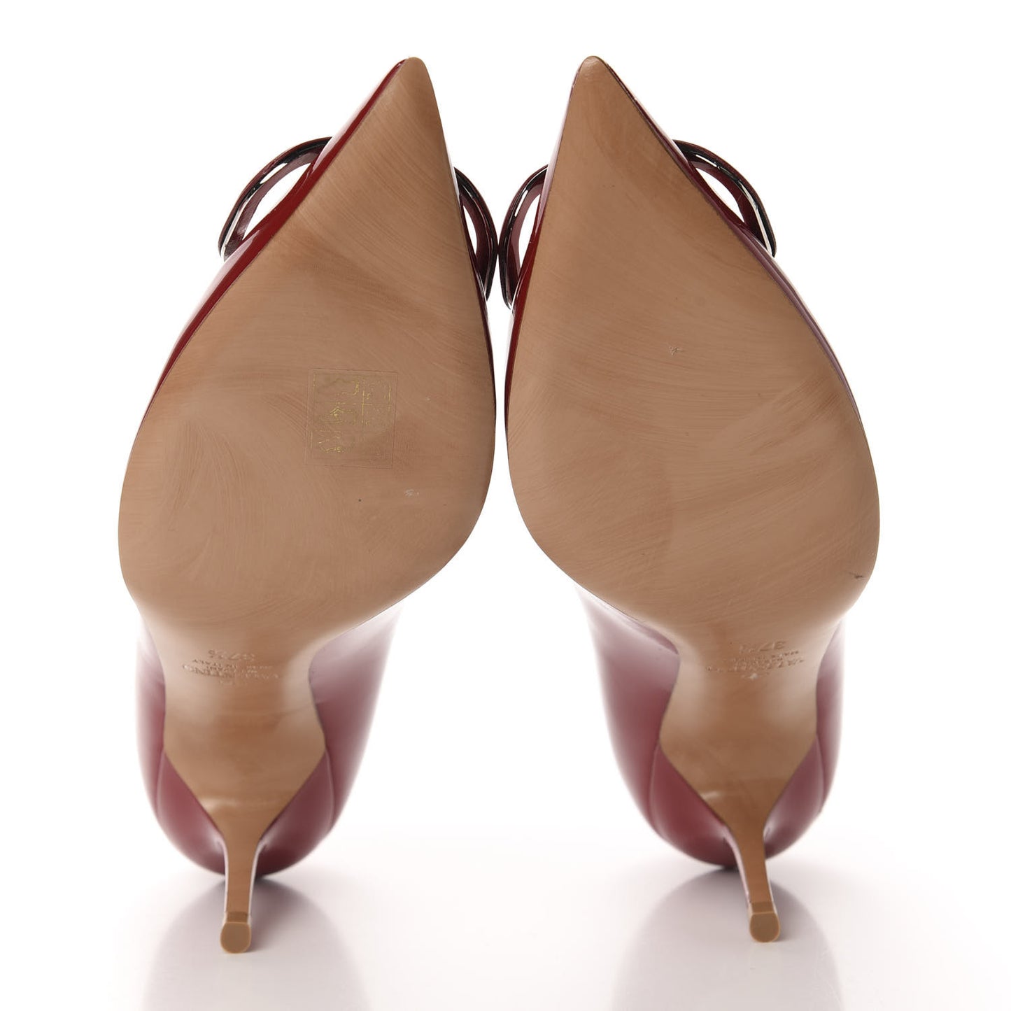 Patent Vlogo Signature 80mm Pumps 37.5 Red