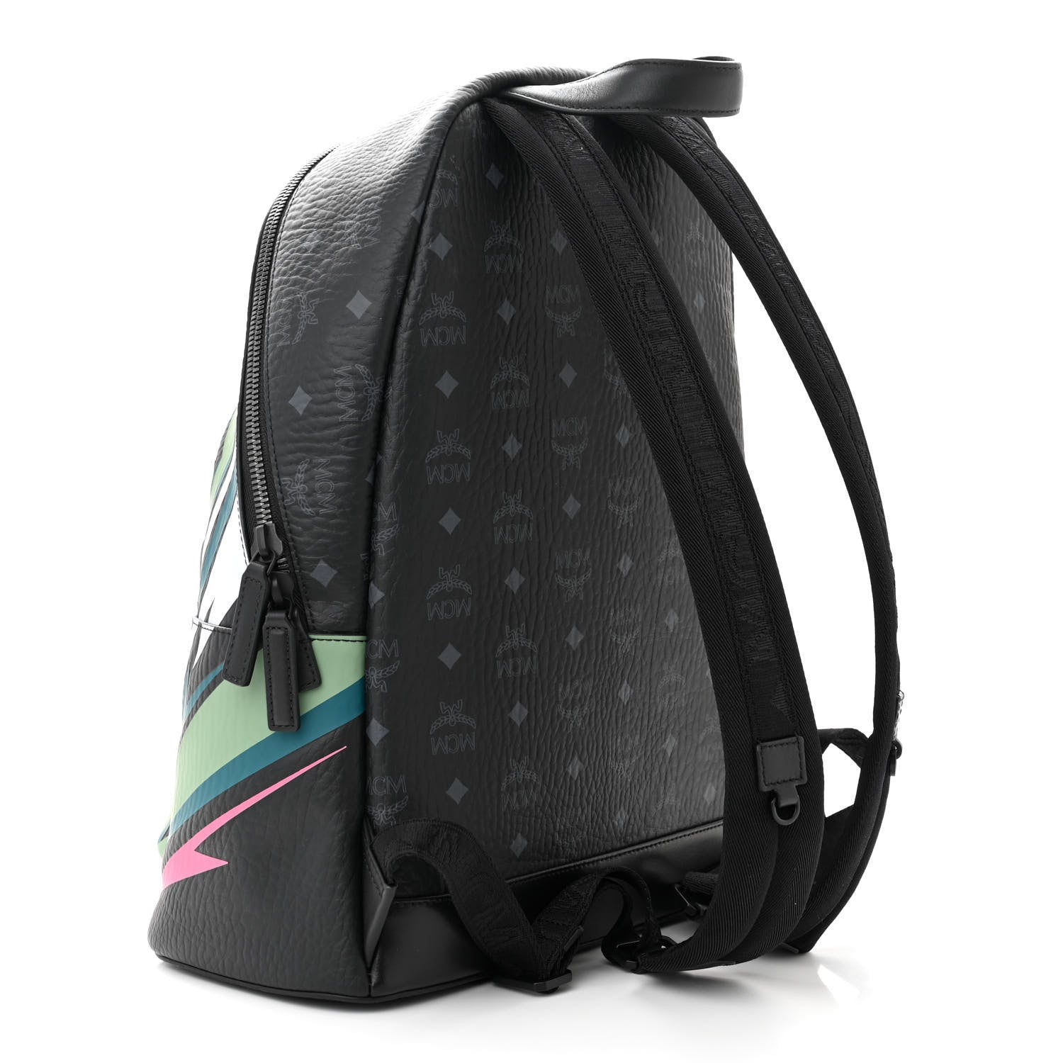 MCM otor Visetos Medium Stark Backpack Black 3 of 10
