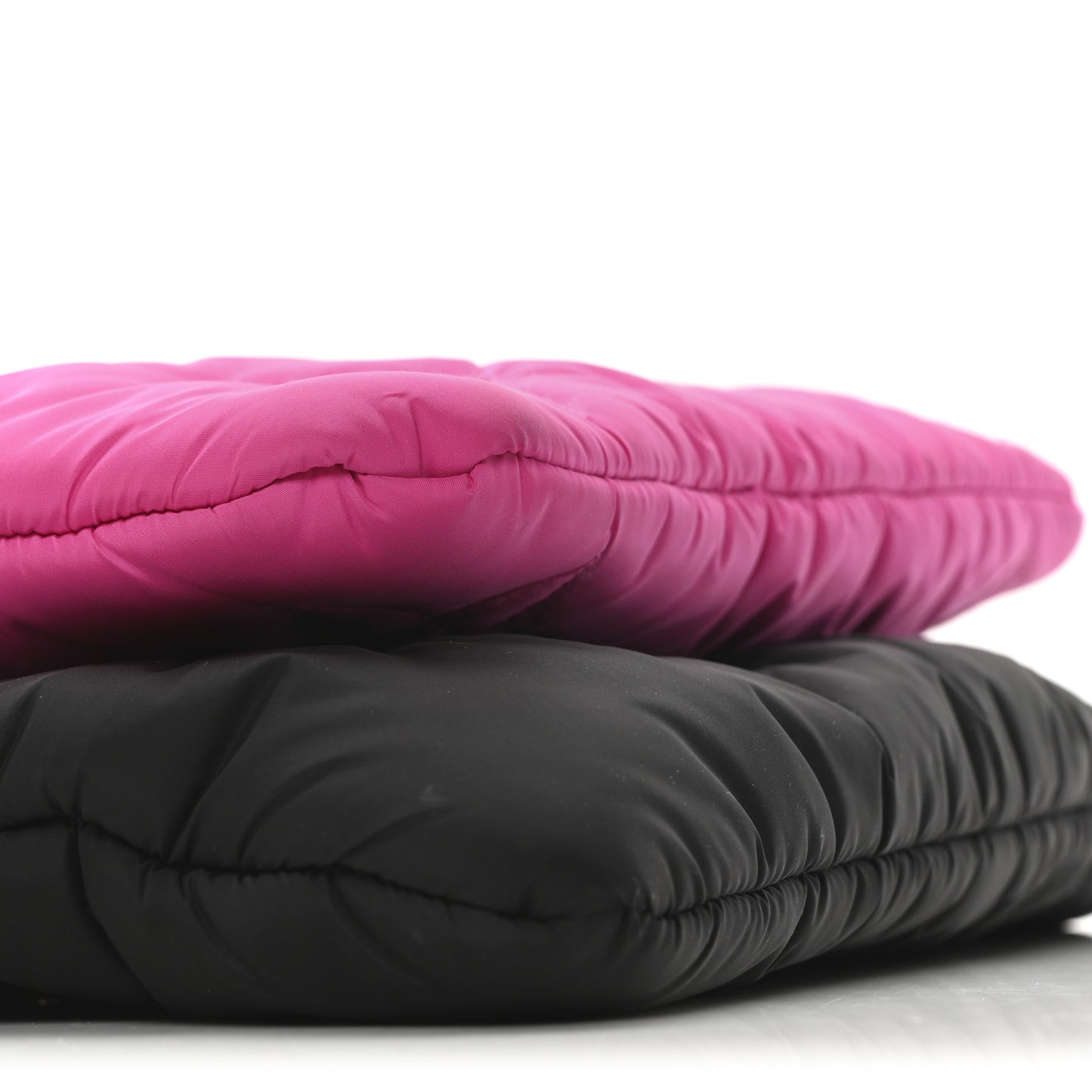 Econyl Monogram Pillow Maxi Multi Pochette Accessories Black Fuchsia
