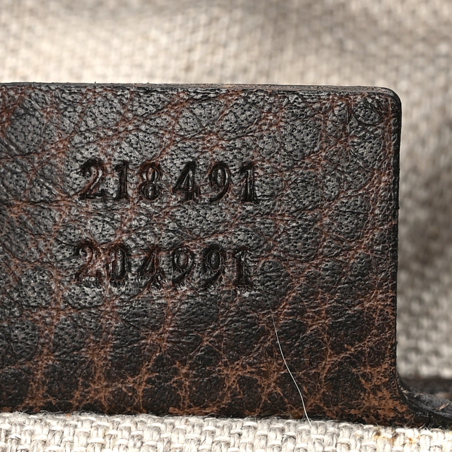Gucci Monogram Large New Jackie Shoulder Bag Dark Brown 7 of 9