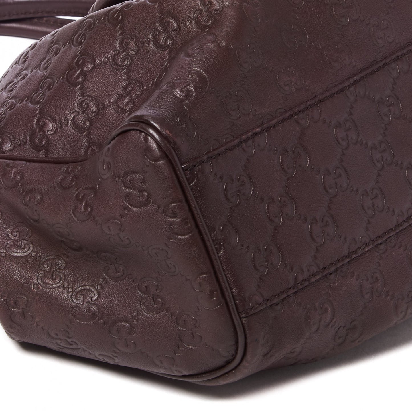 Guccissima Medium Sukey Tote Chocolate
