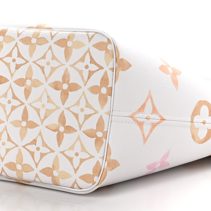 Louis Vuitton Monogram Giant By The Pool 2.0 Neverfull MM Beige 10 of 10