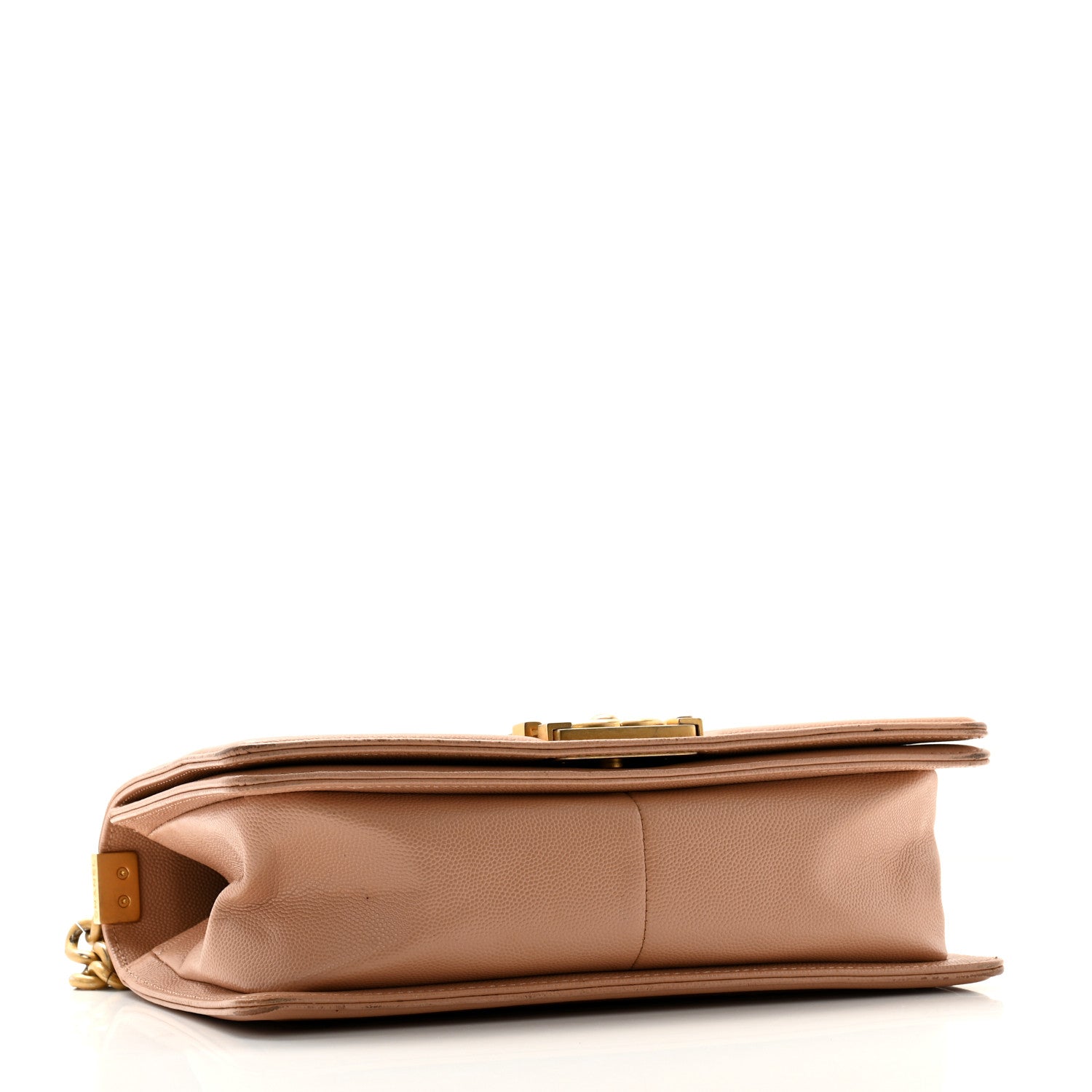 Chanel Caviar Quilted Medium Boy Flap Beige 4 of 11