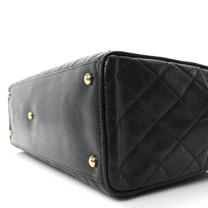Chanel Caviar Quilted Large Bowler Black 10 of 10