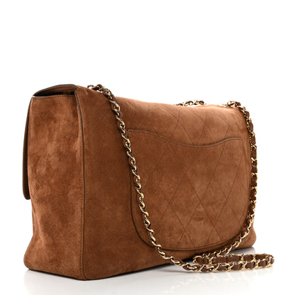 Chanel Suede Calfskin Souplissimo Maxi Flap Camel 3 of 10