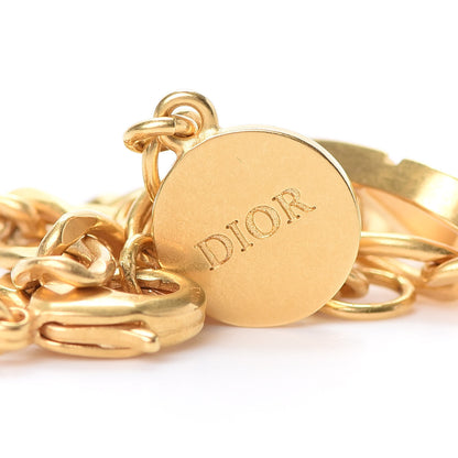 Christian Dior Metal Petit CD Chain Bracelet Gold 4 of 6