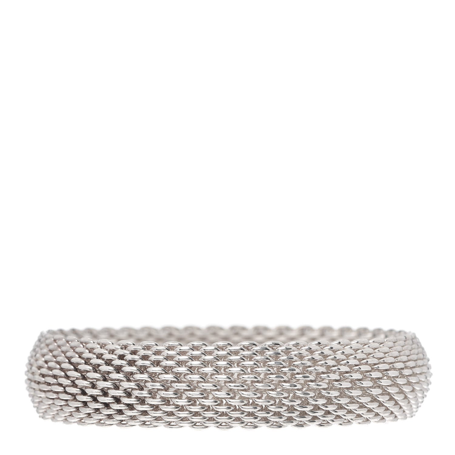 Tiffany Sterling Silver Somerset Mesh Bracelet 3 of 4