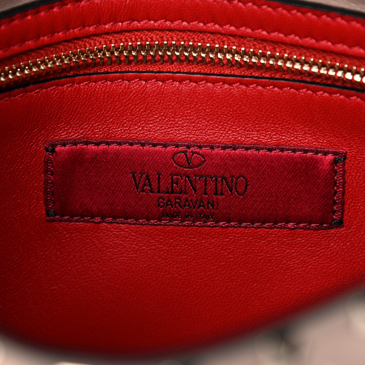 Valentino Garavani Lambskin Medium Rockstud Spike Shoulder Bag Poudre 6 of 9