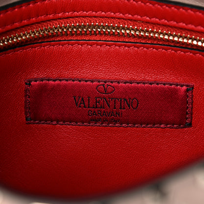 Valentino Garavani Lambskin Medium Rockstud Spike Shoulder Bag Poudre 6 of 9