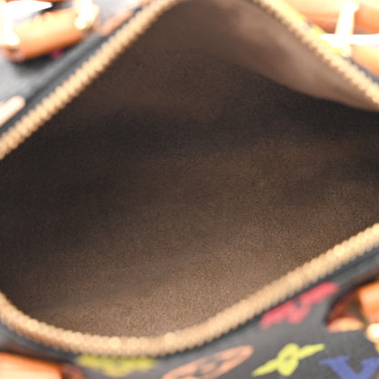 Louis Vuitton Monogram Multicolor Mini Sac HL Speedy Black 5 of 15
