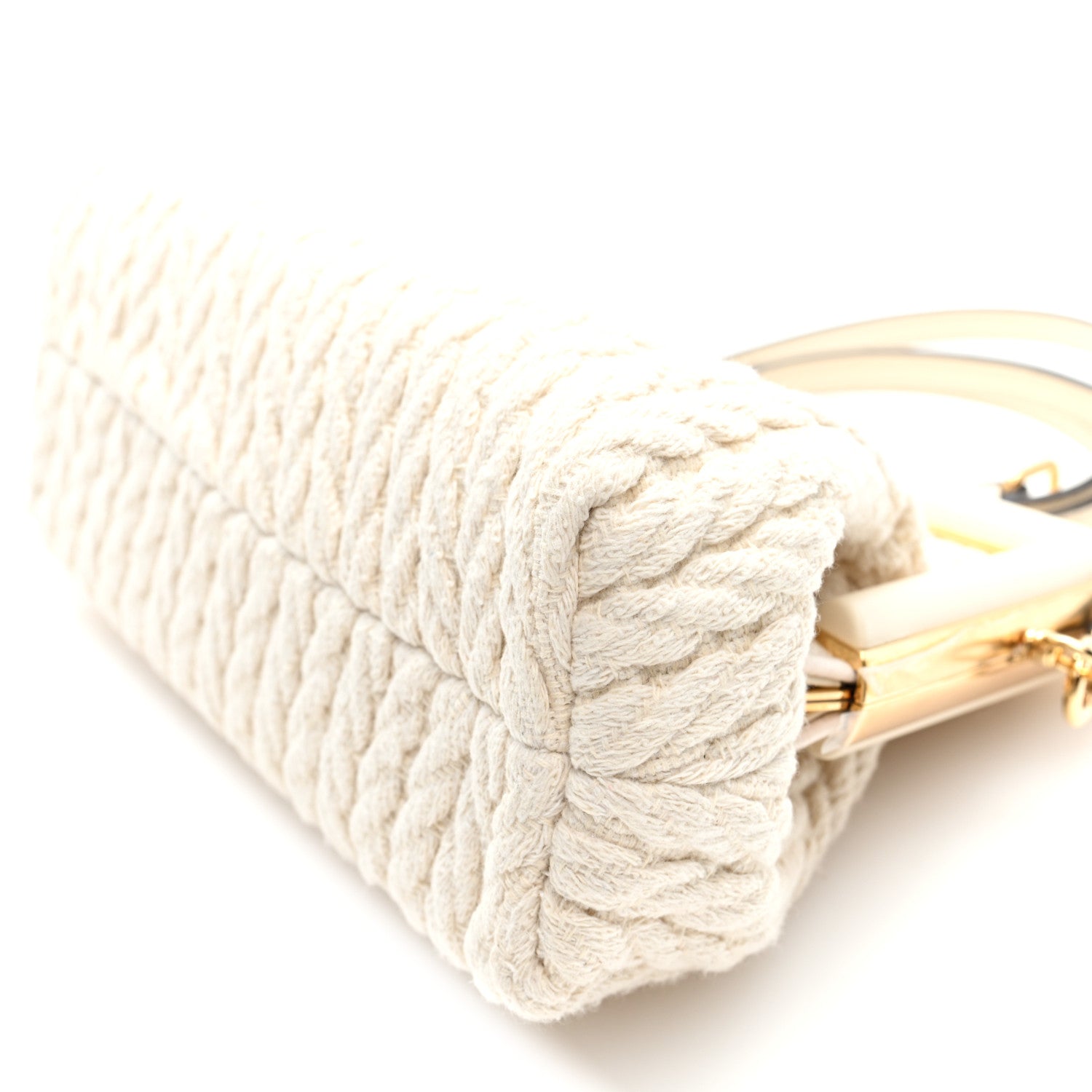 Fendi Lambskin Tessuto Treccia Small Fendi First Grezzo 10 of 10