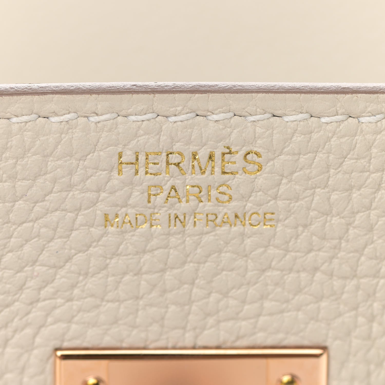 Hermes Togo Birkin 30 Craie 21 of 34