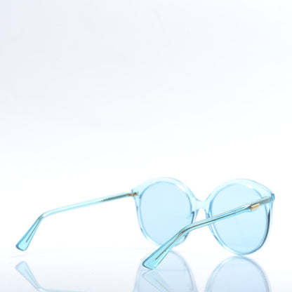 Gucci Acetate Sunglasses GG0257S Blue 4 of 8