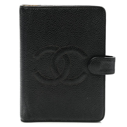 Chanel Caviar CC Small Ring Agenda Planner Black 1 of 15