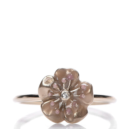 Chanel Enamel Camellia CC Stackable Ring Set 5 6 5 of 6