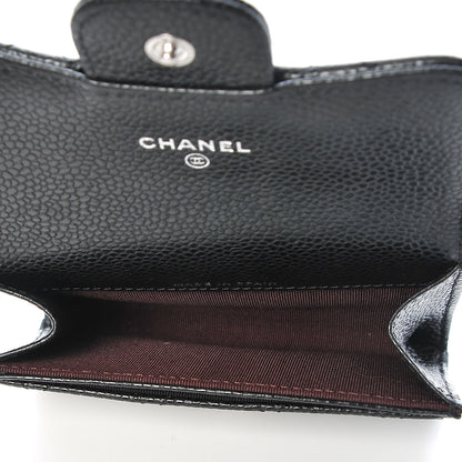Chanel Caviar Quilted Flap Card Holder Black 5 of 7